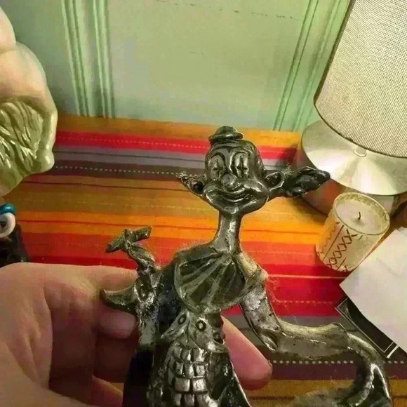 Pewter Clown on Base - Picture 4 of 6